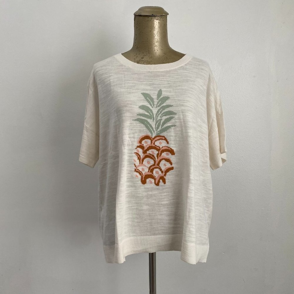 NWT LOFT Pineapple Top